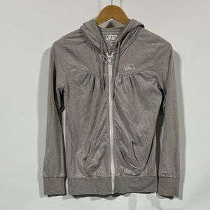 Vans off the wall Gray Full‑Zip Hooded Sweatshirt